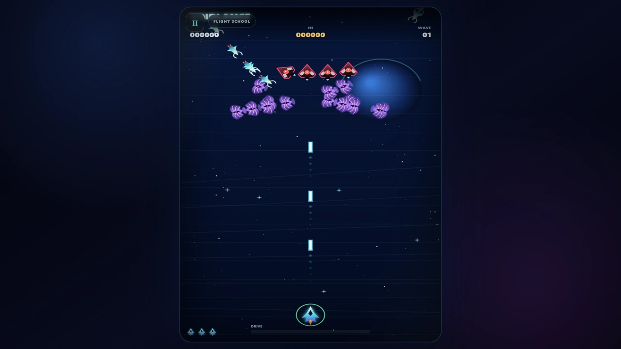 VOIDLANCE alternate action gameplay view