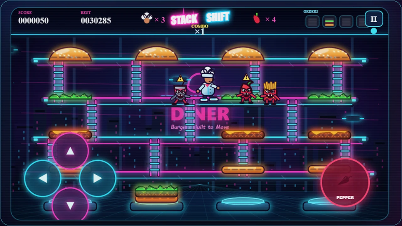 STACKSHIFT action gameplay view